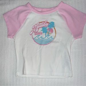 Malibu Barbie crop top